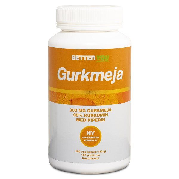 Gurkmeja 300 mg 100 kap Betteryou