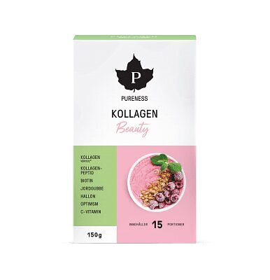 Kollagen Beauty 150 g Hallon Pureness