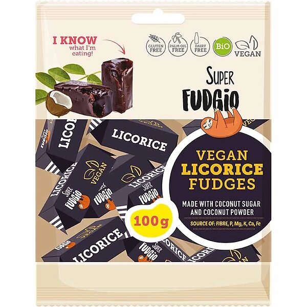 Fudges Licorice veg 100 g