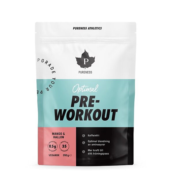 Pre Workout Aminosyror Mango/Hallon 350 g Pureness