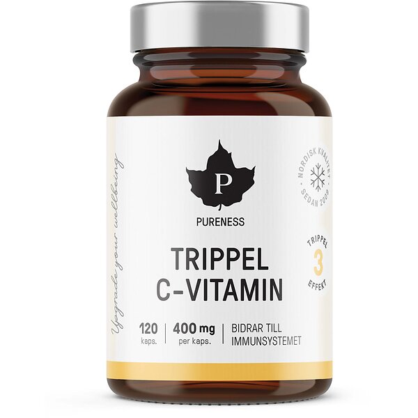 Trippel C- Vitamin 120 kap Pureness