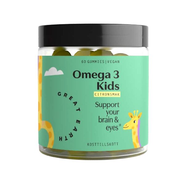 Omega 3 Kids Citron Great earth 60 Gummies