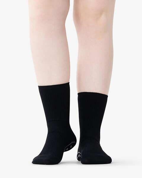 Ankelsocka Lös Resår Halkskydd Svart comfortabel cot