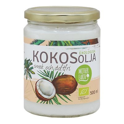 Kokos olja eko smak och doftfri Mother Earth