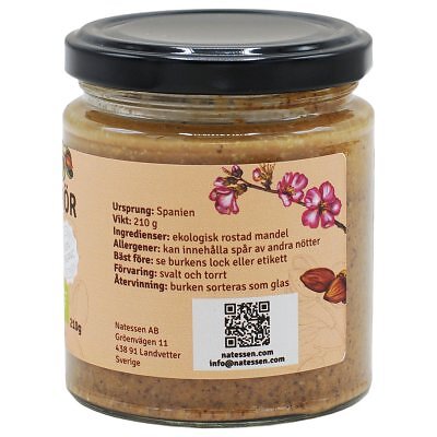 Mandel smör 210 g Eko