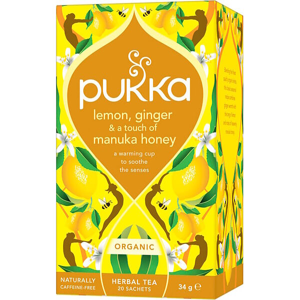 Pukka Te Lemon, Ginger& Manuka Honey org 34 g