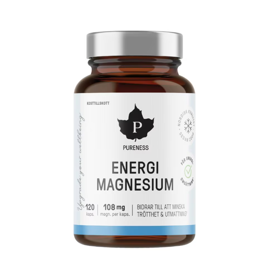 Energi Magnesium 120 kap Pureness