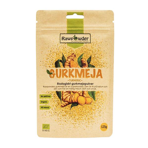 Gurkmeja Eko 125 g Rawpowder