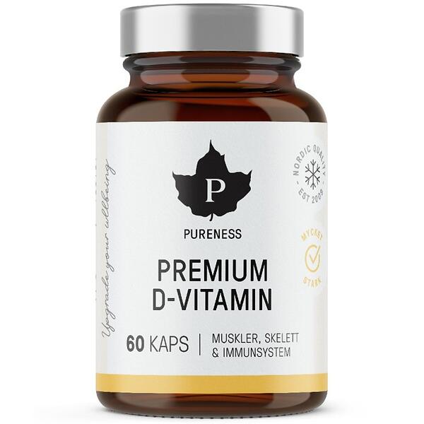 Premium D-3 Vitamin 60 kap Pureness
