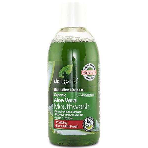 Aloevera Munskölj Dr organic 500 ml