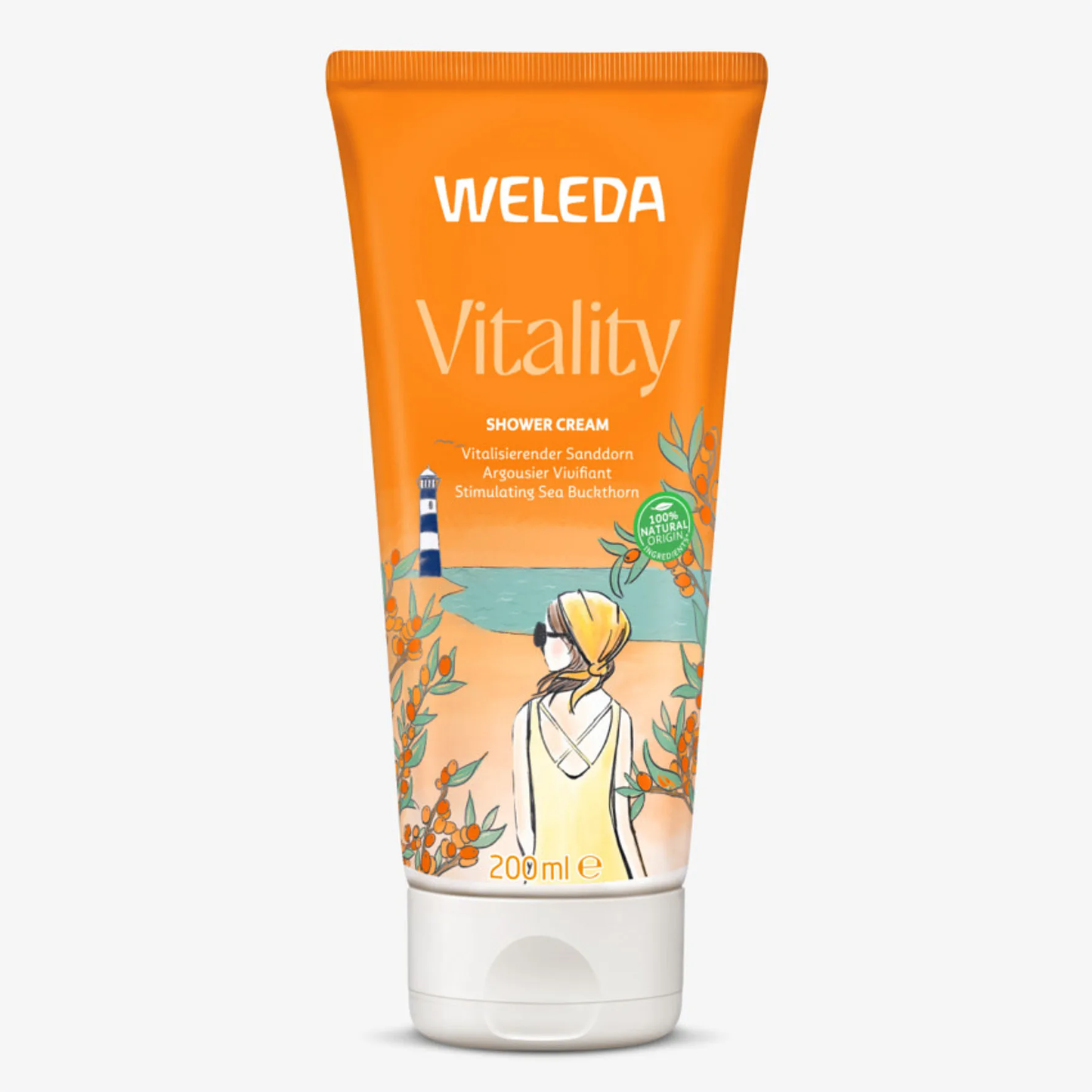Vitality Shower Cream Havtorn 200 ml Weleda