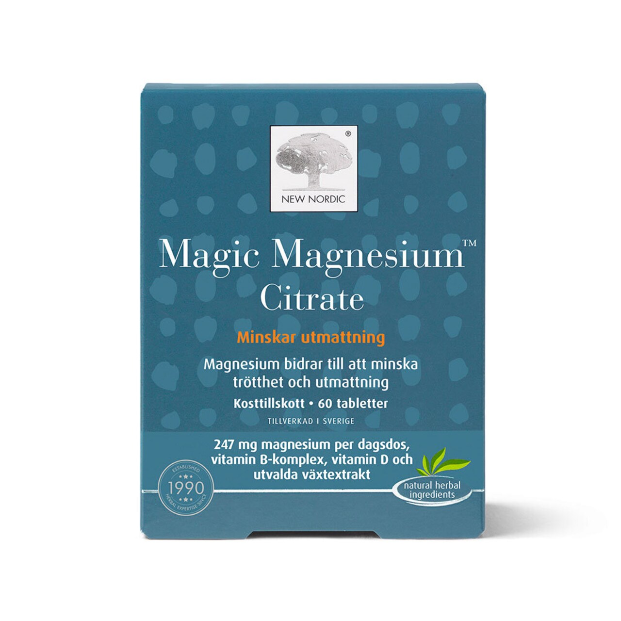 Magnesium Citrate 60 tab New Nordic