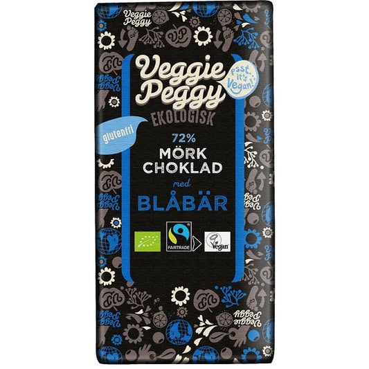 VeggeiPeggy/Mörkchoklad-Blåbär 85 g