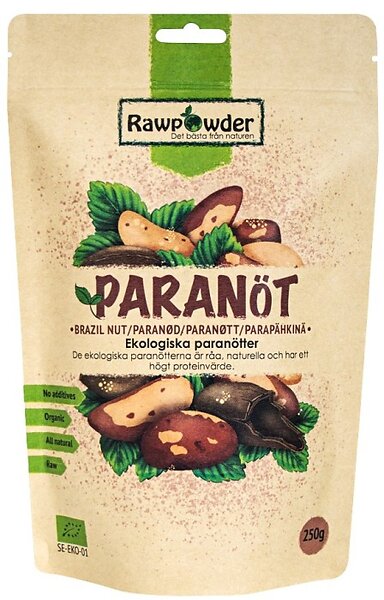 Paranötter 250 g eko Rawpoder