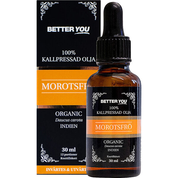 Morotsfröolja kallpressad 30 ml Betteryou
