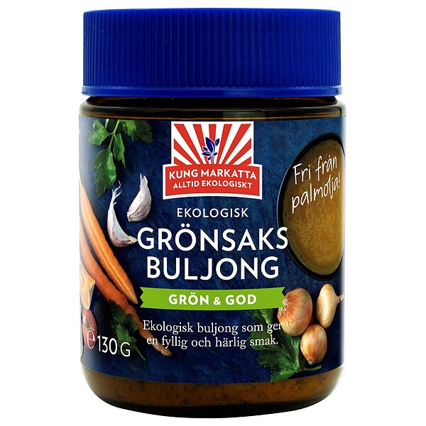 Grönsaksbuljong eko 130 g Kungmarkatta