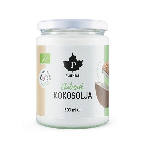 Kokos olja eko Extra virgin 500 ml Pureness