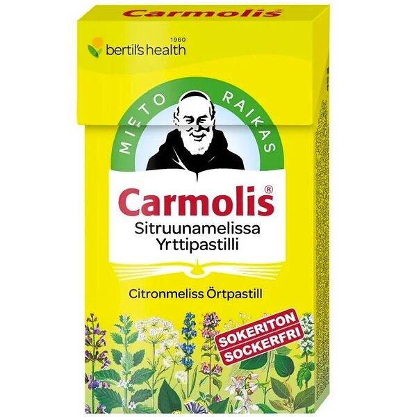 Carmolis örtpastill  Citronmeliss 45 g
