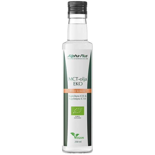 MCT-Olja eko 250 ml Alphaplus