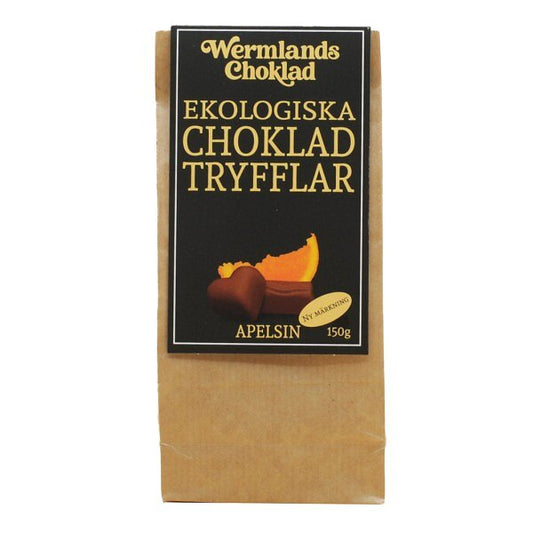 Eko Choklad Tryfflar Apelsin 150 g  Wermlands Choklad