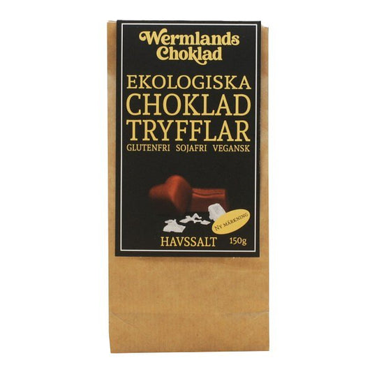 Eko Choklad Tryfflar Havssalt 150 g  Wermlands Choklad