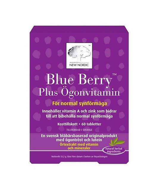 Blue Berry Plus Ögon 60 tab New Nordic