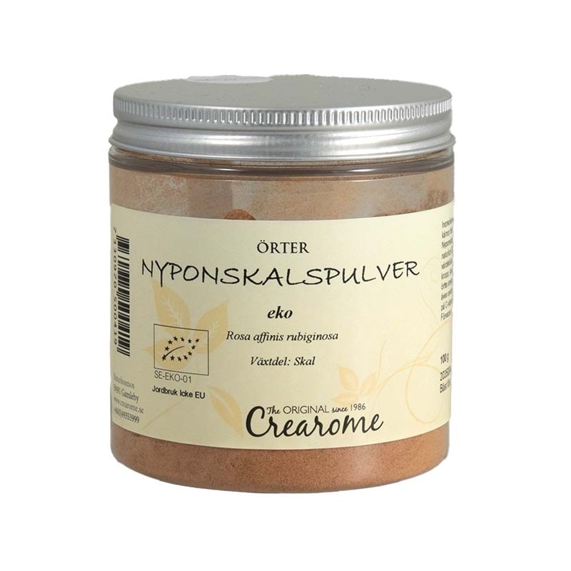 Nyponskalspulver eko 100 gr Crearome