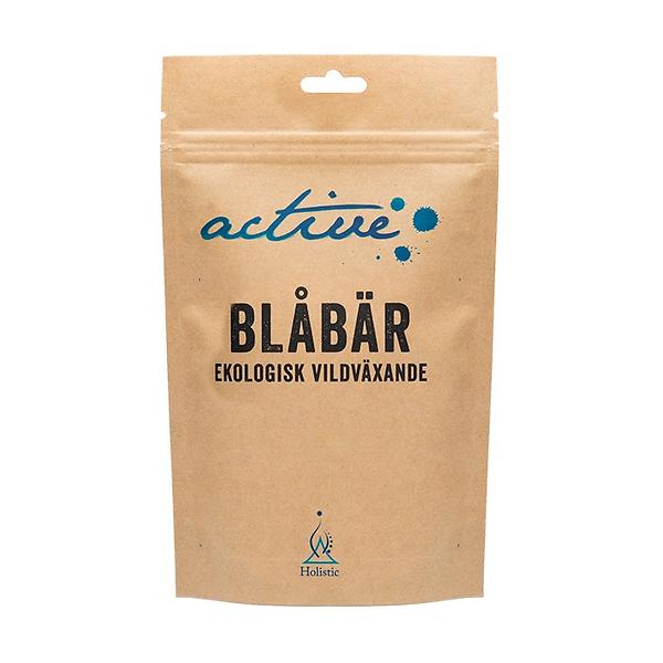 Blåbärspulver svenska blåbär 100 g Holistic