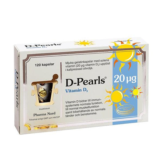 D- Pearls 20 ug 120 kap Pharma Nord