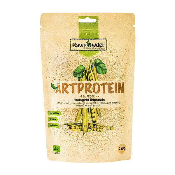 Ärtprotein Eko Rawpowder 250