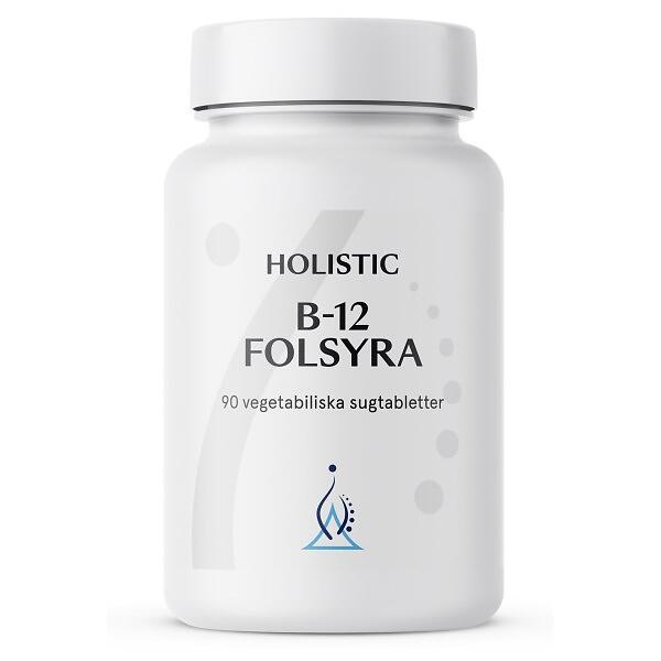 B- 12  90 veg sugtabletter Holistic