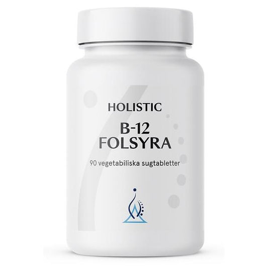B- 12  90 veg sugtabletter Holistic