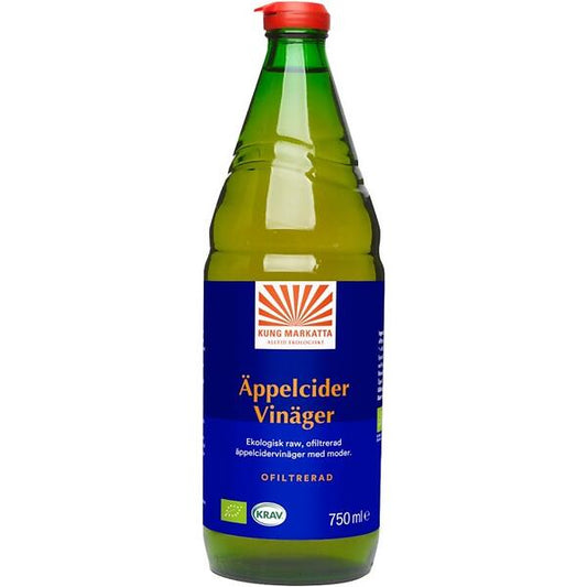 Äppelcider vinäger ofiltrerad  Kungmarkatta  Eko
