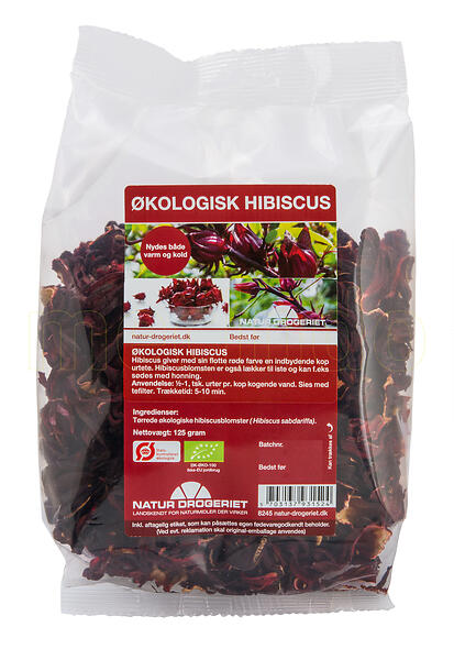 Hibiskus torkad eko 125 g  Natur dr