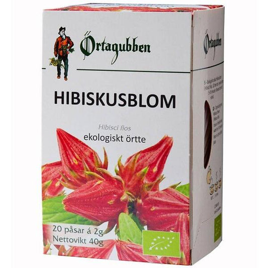Hibiskusblom Te  eko 40 g  Örtagubben
