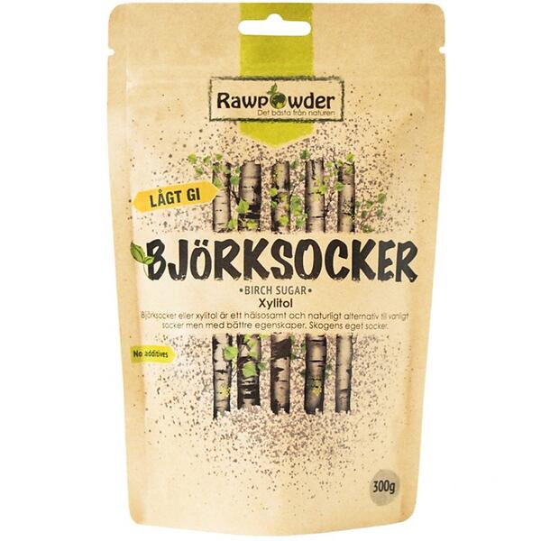 Björksocker 300 g Rawpowder