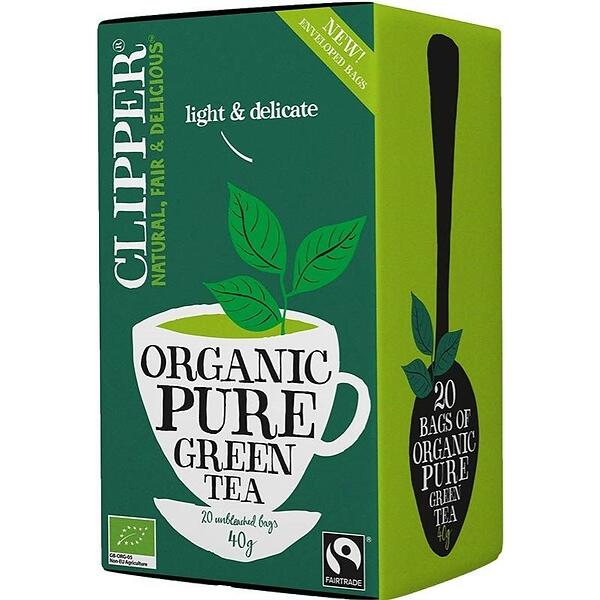 Pure Green Tea 40 g Clipper