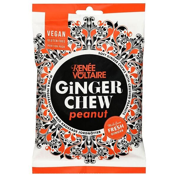 Ginger Chews Peanut 120 g Renee voltaire