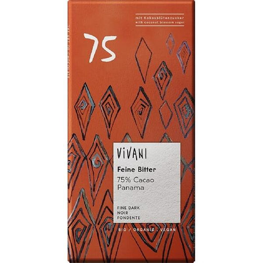 Vivani Mörk Choklad 75% 80 g