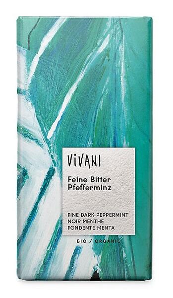 Vivani Mörk Choklad 68% Mint 100 g