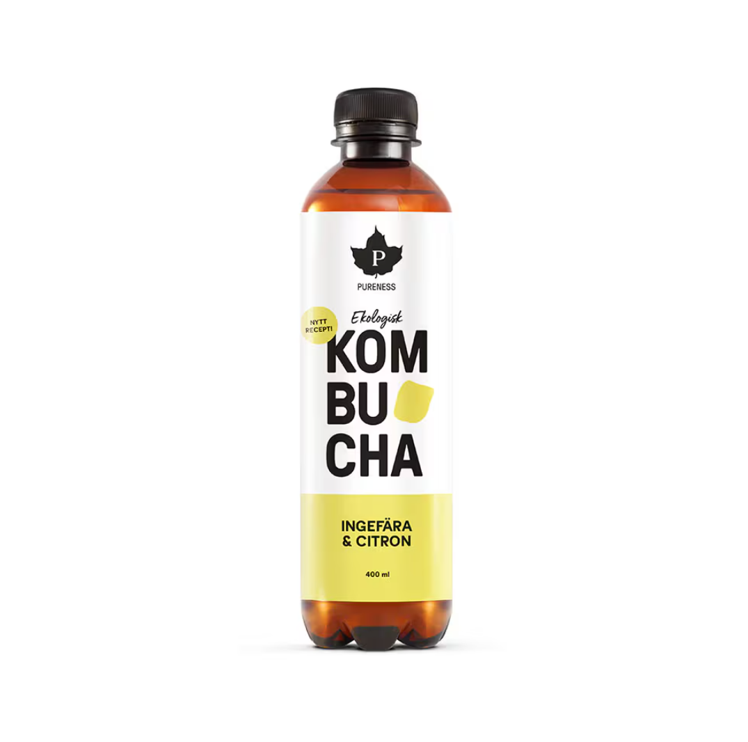 Kombucha Ingefära&Citron 400 ml Pureness