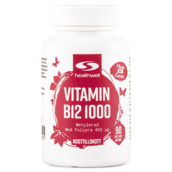 Vitamin B12 Metylerad 90 kap Healthwell