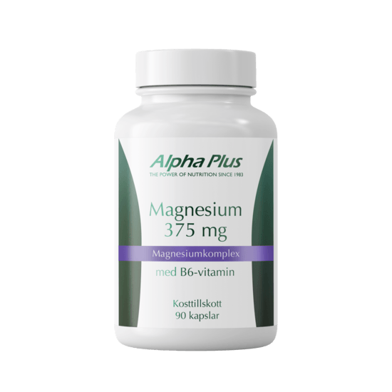Magnesium 375 mg 90 kap Alphaplus