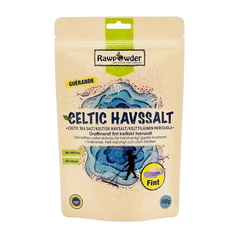 Celtic Havssalt Fint 500 g Rawpowder