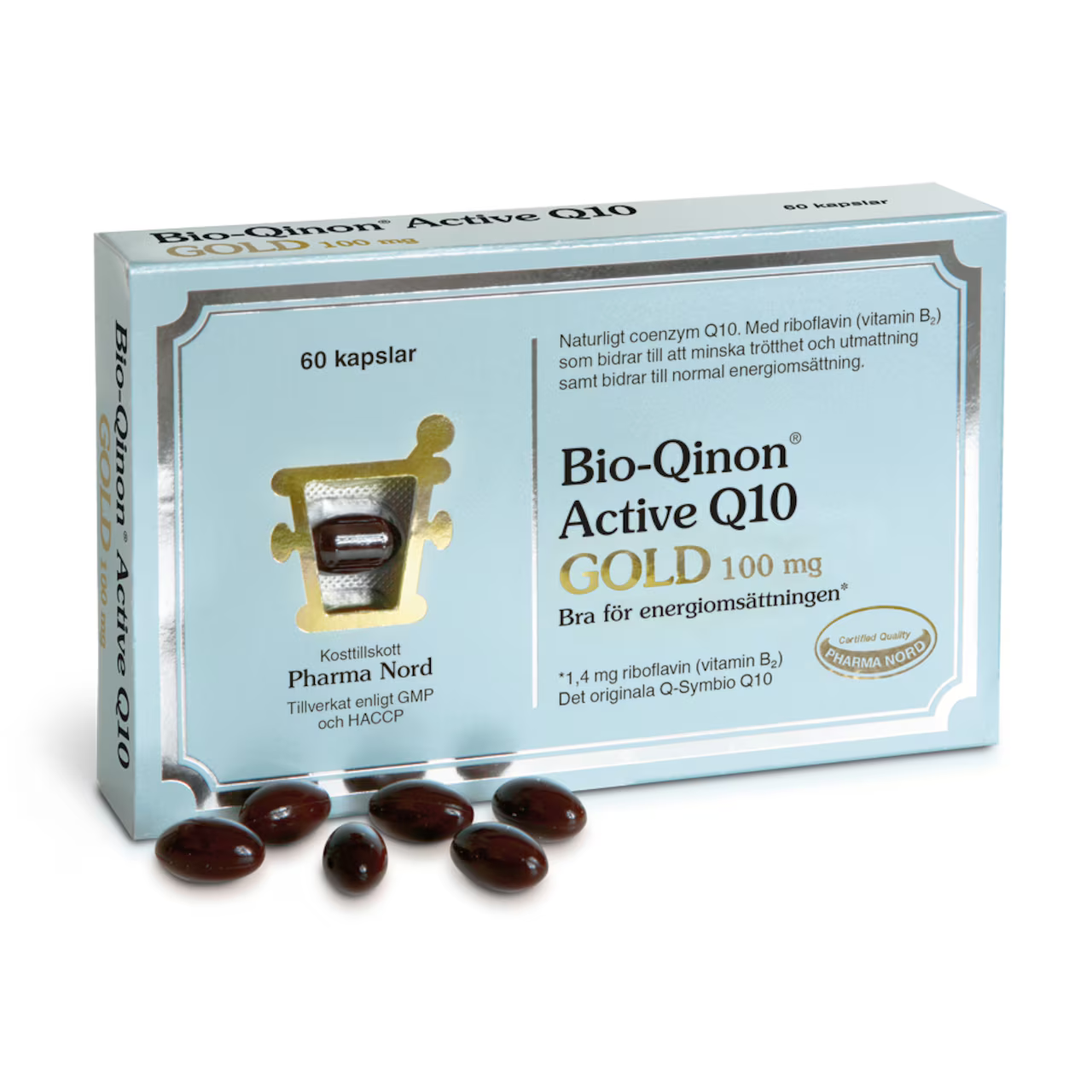 Bio- Qinon Active Q10 100 mg 60 kap Pharma Nord