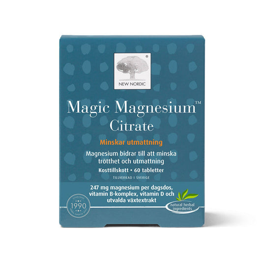 Magnesium Citrate 60 tab New Nordic